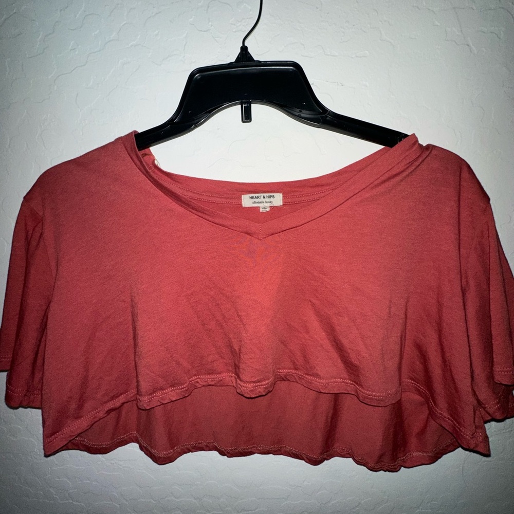 Heart Hips Women's Pink Crop Top